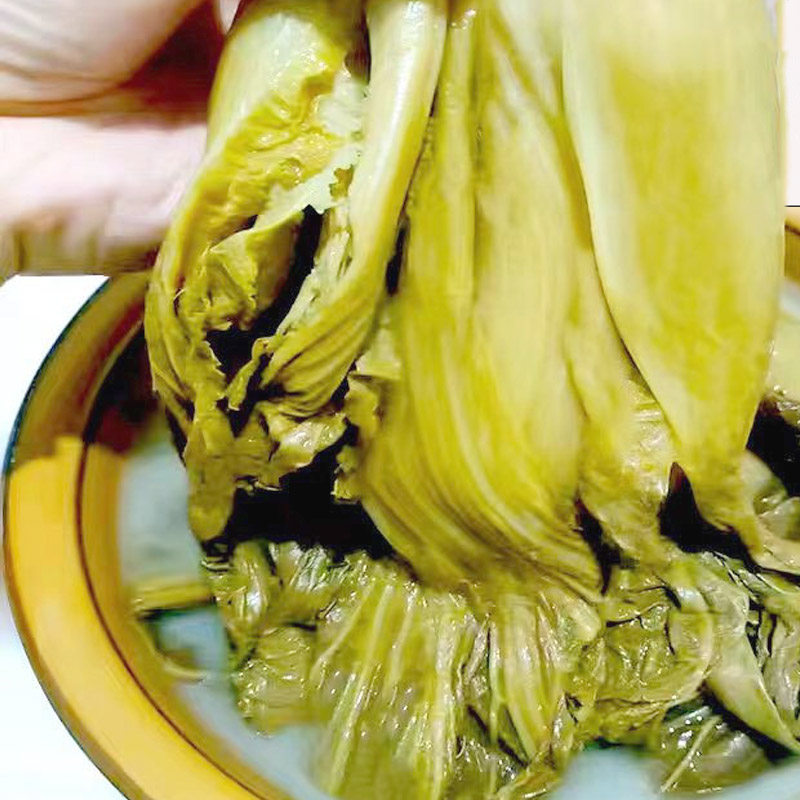 贵州酸菜毕节特产正宗土特产无盐青菜豆米酸汤凉拌菜云南芥菜商用