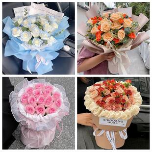 广西桂林市灵川全州兴安永福县同城鲜花店情人节玫瑰表白女友老婆