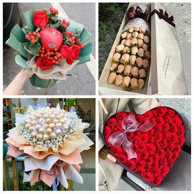 中卫市沙坡头区中宁县海原县鲜花店同城配送平安夜圣诞节玫瑰礼盒