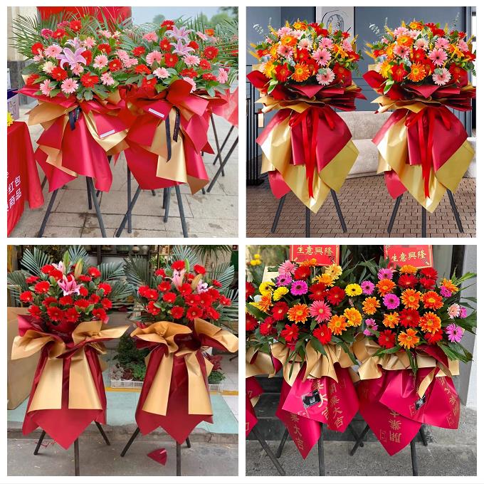 辽宁锦州黑山县义县凌海北镇市同城鲜花店开业花篮送新店公司乔迁