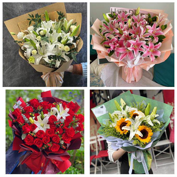 陕西咸阳市秦都区杨陵区渭城区鲜花店同城送玫瑰香水百合生日花束