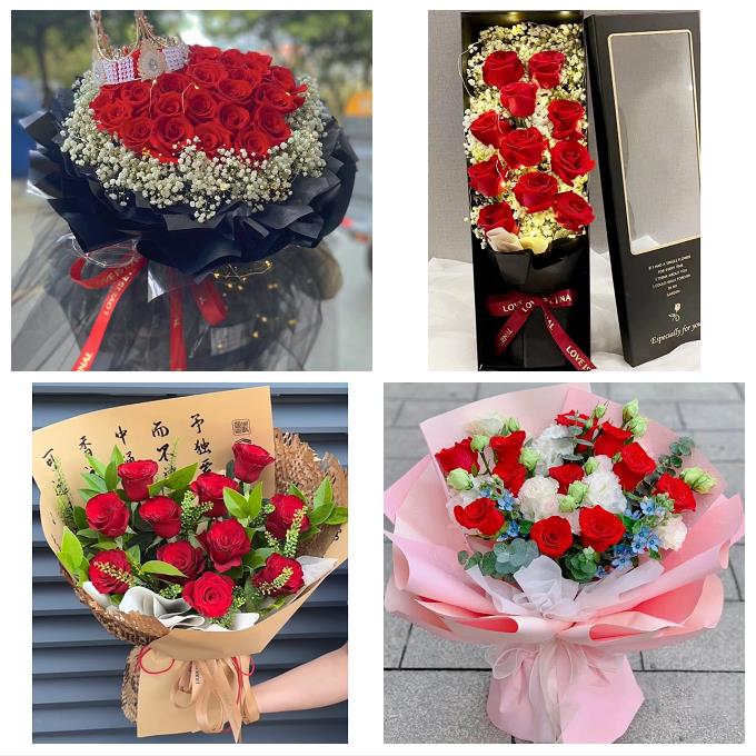四川宜宾市江安长宁县高县珙县鲜花店同城配送玫瑰花女友老婆生日
