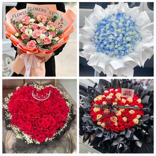 河北邯郸市临漳成安大名县涉县同城花店送女朋友玫瑰订生日鲜花束