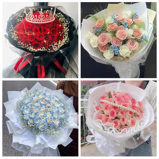 女神节订红玫瑰西双版纳州景洪市勐海勐腊县同城鲜花店送女友老婆