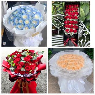 湖南益阳市资阳区赫山区南县同城鲜花店情人节表白送玫瑰花束礼盒