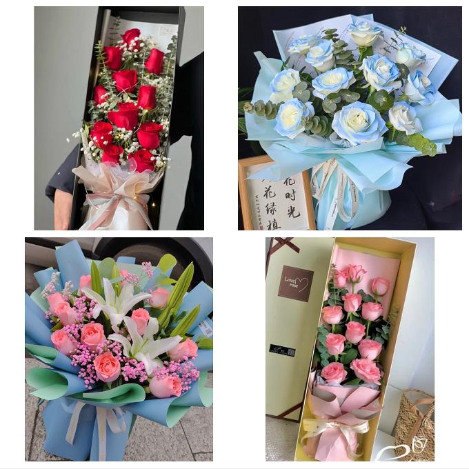 内蒙古呼和浩特和林格尔武川县同城鲜花店送老婆玫瑰表白女友生日