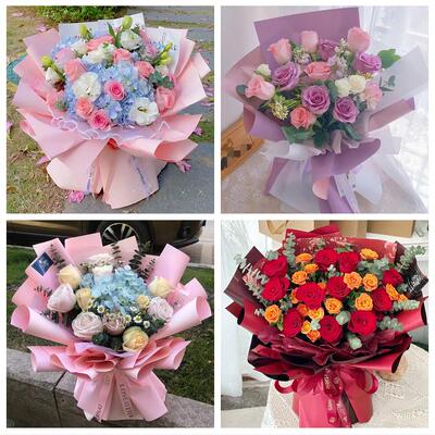 送徐州市泉山区铜山区邳州市花店同城送男女友领导玫瑰混搭鲜花束