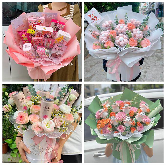 送昆明市禄劝县寻甸县安宁市花店同城配送61儿童节花束送女友小孩