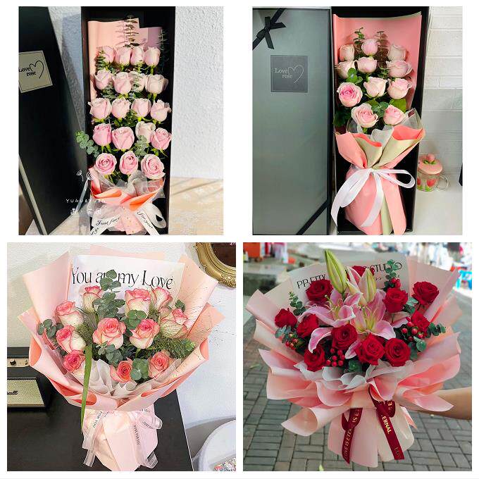 广东省揭阳市惠来县普宁市附近鲜花店同城配送女神节玫瑰花束礼盒