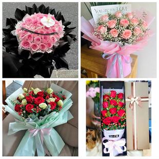 怀化市溆浦会同县麻阳新晃县鲜花店同城送女朋友闺蜜女神节红玫瑰