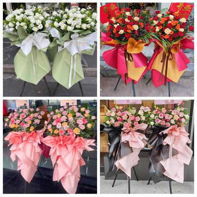 送六安市金安区裕安区叶集区鲜花店同城配送朋友新店开业大麦花篮