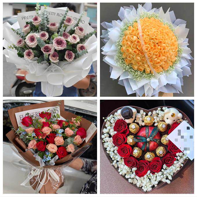 云南曲靖市富源县会泽县宣威市同城鲜花店送女友生日圣诞玫瑰花束