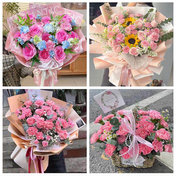 江门市蓬江江海新会区台山市同城鲜花店康乃馨百合送父母长辈生日