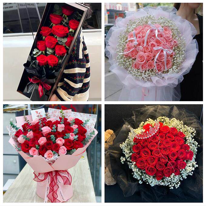 山西晋中祁县平遥灵石县介休市同城花店情人节送女友老婆玫瑰鲜花