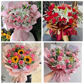 黔东南州施秉三穗岑巩天柱县同城鲜花店订38妇女节康乃馨百合花束