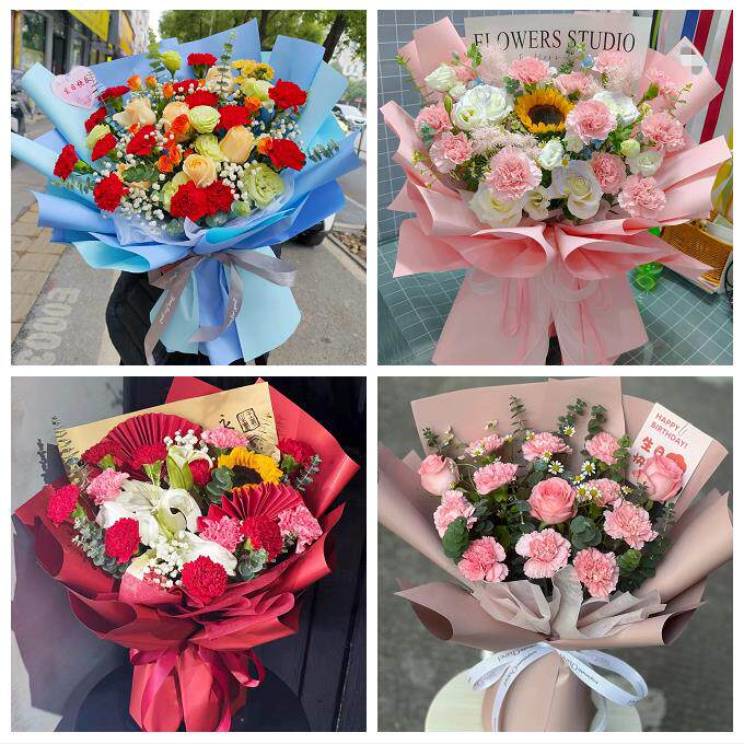 洛阳市栾川县嵩县汝阳宜阳县同城鲜花店康乃馨百合送父母长辈生日
