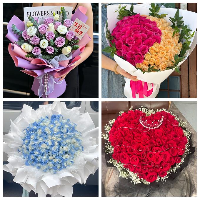 江苏连云港市东海县灌云灌南县同城花店送女朋友玫瑰订生日鲜花束
