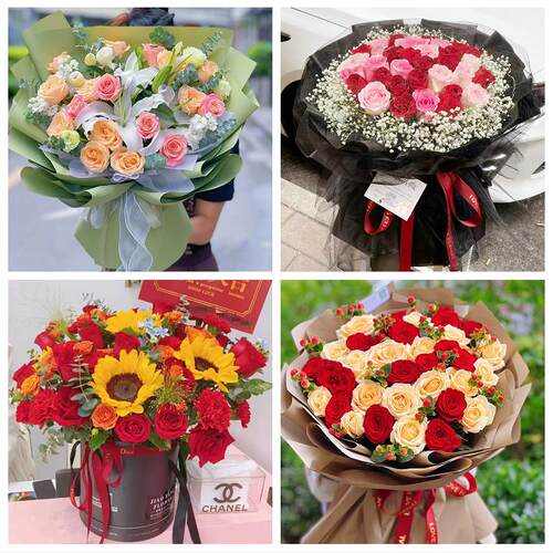 荆门东宝掇刀区京山沙洋钟祥花店同城送男女友领导玫瑰混搭鲜花束