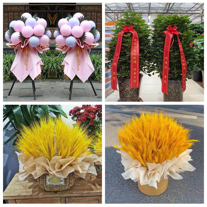 山西晋城市城区沁水县阳城县同城鲜花店朋友公司店铺开业大麦花篮