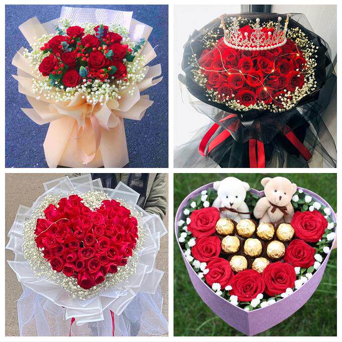 女神节订红玫瑰唐山市路南路北古冶区开平区同城鲜花店送女友老婆