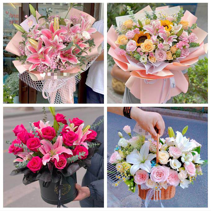 江苏徐州市鼓楼云区龙区贾汪区鲜花店同城送玫瑰香水百合生日花束