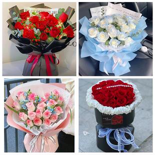河北衡水市桃城区冀州市枣强县同城鲜花店情人节玫瑰表白女友老婆