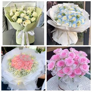 天津市西青区中北杨柳青辛口镇鲜花店同城配送媳妇女友圣诞节玫瑰