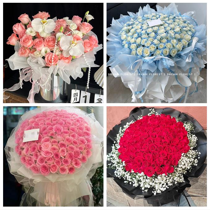 宁夏中卫市沙坡头区中宁海原县同城鲜花店七夕玫瑰送老婆女友生日
