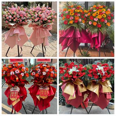 送张掖市甘州区肃南县民乐县同城花店鲜花大麦新店开业花篮送朋友