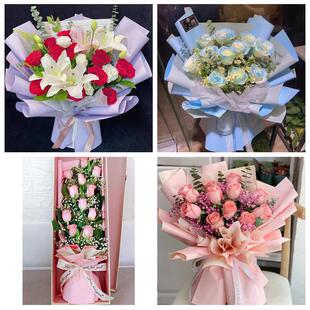 北京市昌平区城北南口马池口同城鲜花店情人节表白送玫瑰花束礼盒