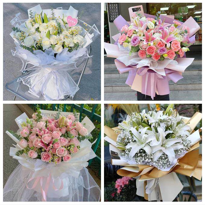玫瑰香水百合送老婆朋友生日南通市如东启东如皋市海门市同城花店