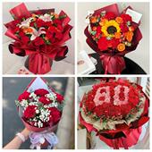 重庆市渝中区菜园坝南纪门街同城鲜花店订38妇女节康乃馨百合花束