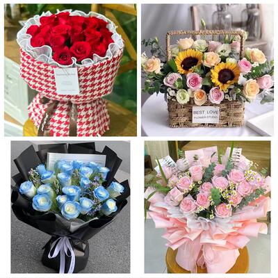 广东湛江市赤坎区霞山区坡头区同城鲜花店送老婆玫瑰表白女友生日