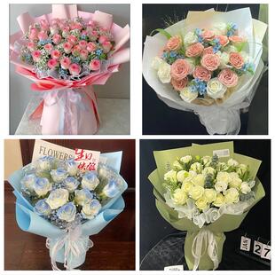 桂林市全州兴安县永福灌阳县花店同城配送女友生日情人节玫瑰花束