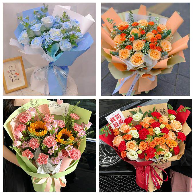 咸阳市泾阳县乾县礼泉永寿县同城鲜花店父亲节向日葵花束男士生日