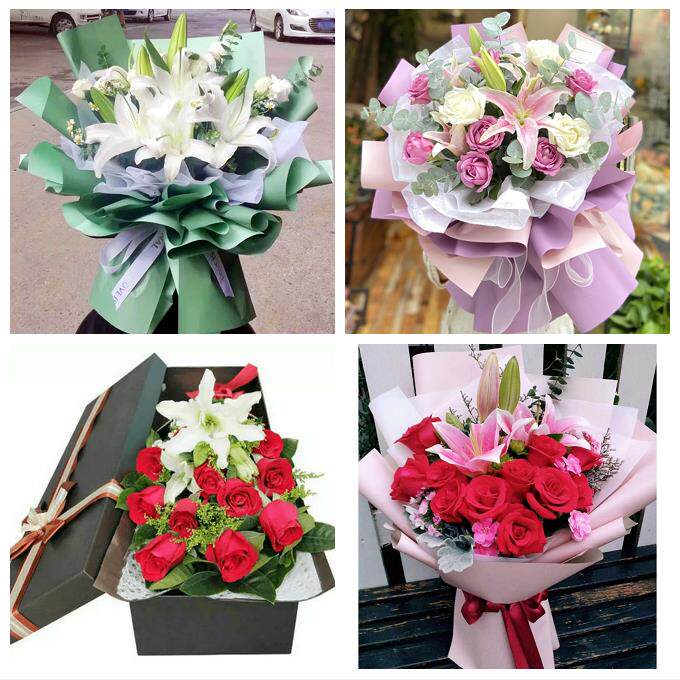 辽宁朝阳市喀左县北票市凌源市同城鲜花店送老婆玫瑰百合生日花束