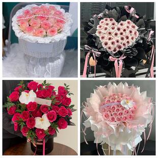 山西忻州市代县繁峙宁武静乐县同城花店送女朋友玫瑰订生日鲜花束