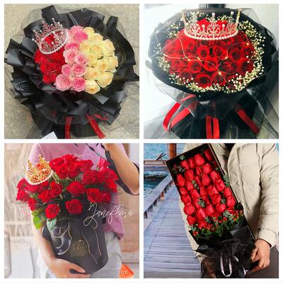 南昌市东湖区西湖区青云谱区鲜花店同城送女朋友520玫瑰老婆生日