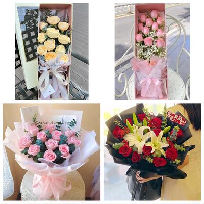 黑龙江齐齐哈尔市拜泉县讷河市同城鲜花店情人节玫瑰表白女友老婆