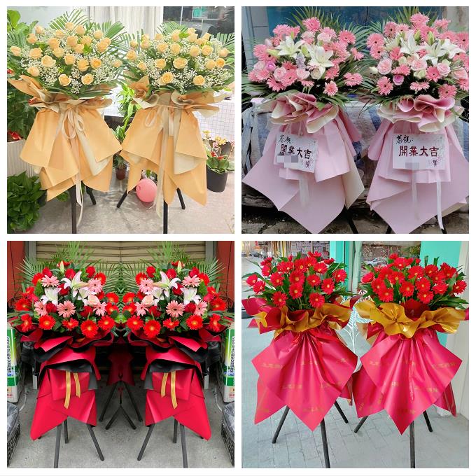 送青岛市即墨市平度市莱西市同城鲜花店新店开业大麦花篮公司乔迁