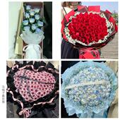 浙江绍兴市越城区柯桥区新昌县同城鲜花店情人节玫瑰表白女友老婆