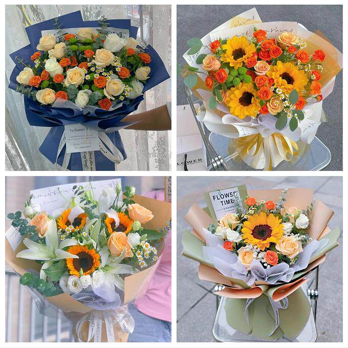 上海市奉贤区金汇四团青村镇花店同城送男女友领导玫瑰混搭鲜花束