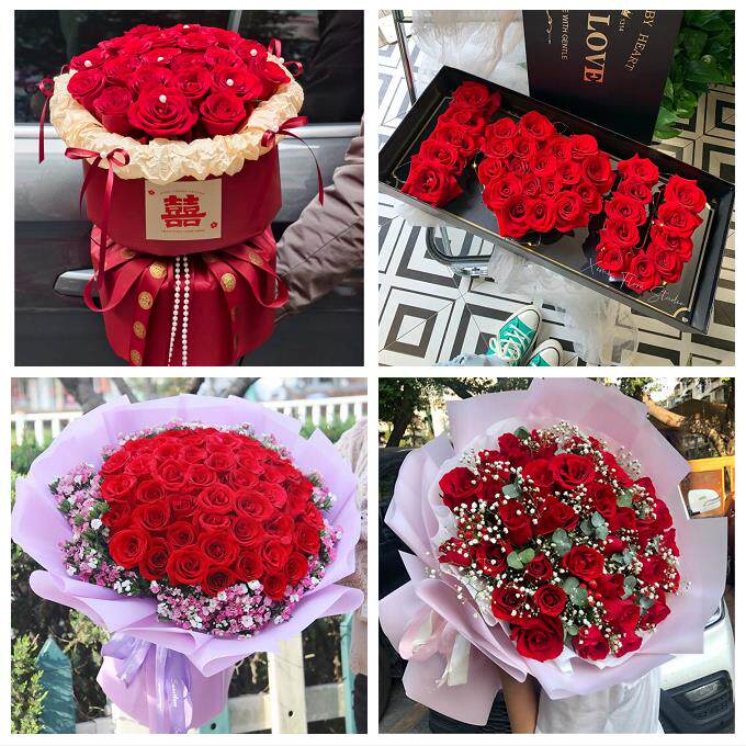 女神节订红玫瑰送徐州市鼓楼区云龙区贾汪区同城鲜花店送女友老婆