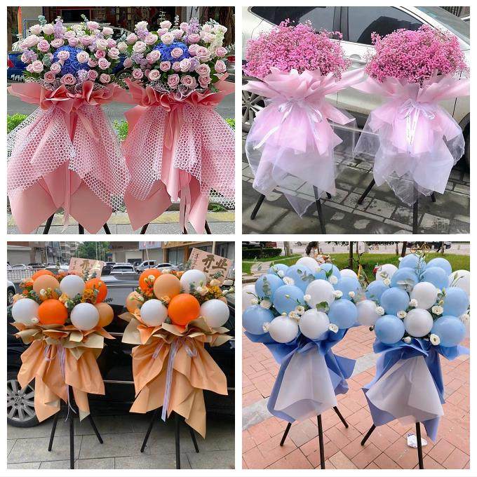 江门市蓬江江海新会区台山市同城鲜花店订开业花篮送朋友公司乔迁