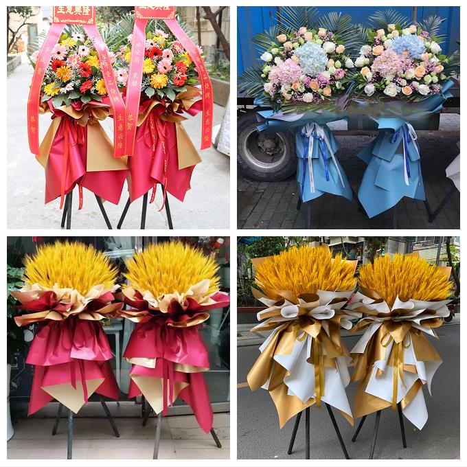 锦州市黑山县义县凌海北镇市鲜花店同城配送朋友乔迁新店开业花篮