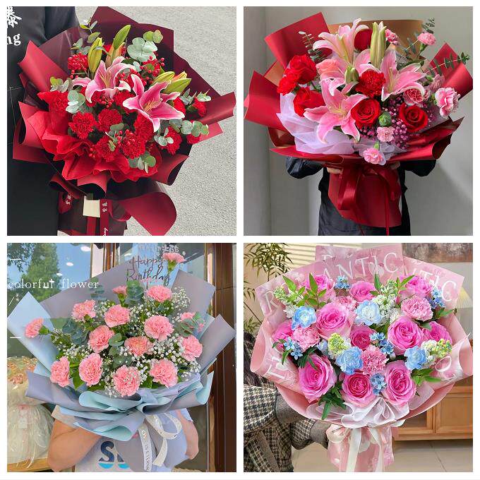 宝鸡市千阳麟游县凤县太白县同城鲜花店康乃馨百合送父母长辈生日