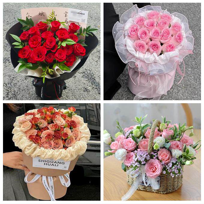 云南昆明市富民宜良石林嵩明县同城鲜花店情人节玫瑰表白女友老婆