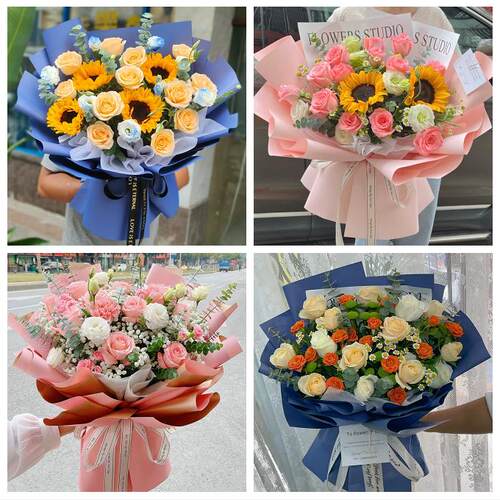 葫芦岛市绥中县建昌县兴城市花店同城送男女友领导玫瑰混搭鲜花束