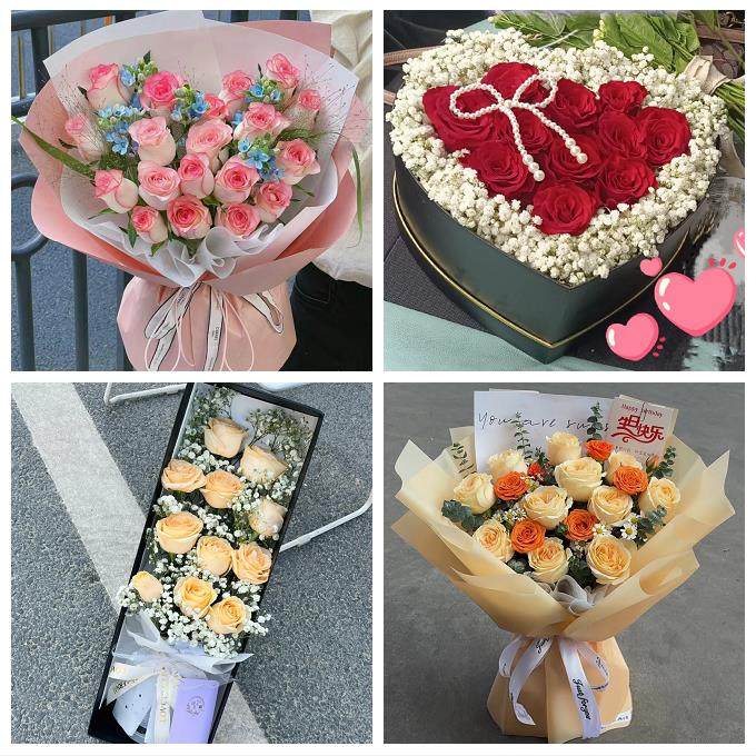 孝感市云梦县应城安陆汉川市鲜花店同城配送玫瑰女友老婆闺蜜生日