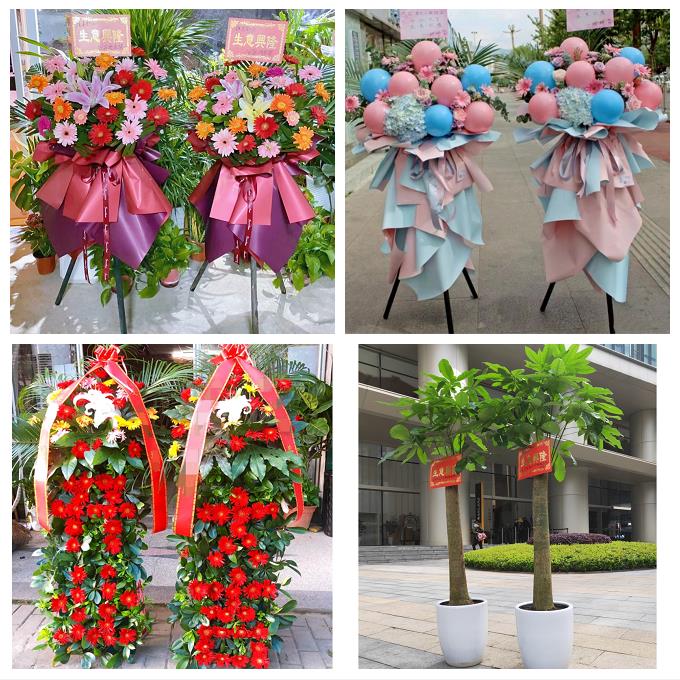 浙江衢州市开化县龙游县江山市同城鲜花店大麦开业花篮送新店开张